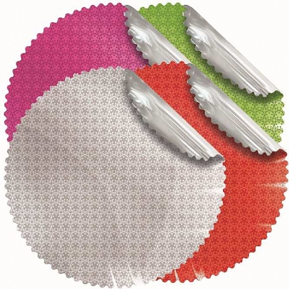 80 blondas authenticity 78cm metalizadas. (20x4 Colores) 80 pzs.