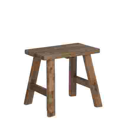 Bold stool reciclado madera marron 