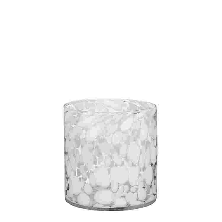 Cammy vase cilindro cristal blanco 