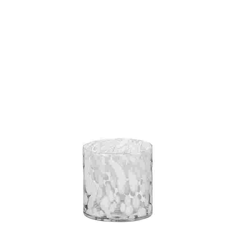 Cammy vase cilindro cristal blanco 