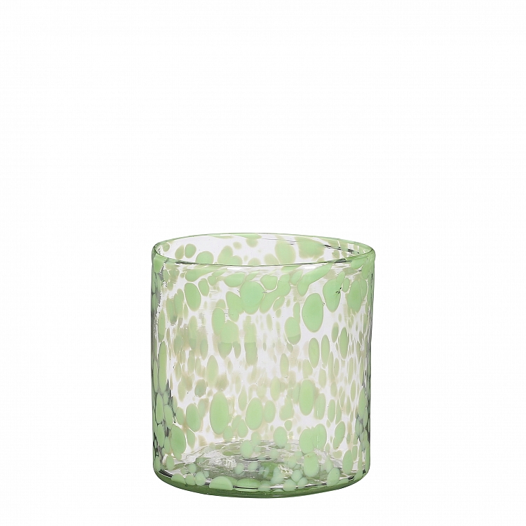 Cammy vase cilindro cristal l. verde 