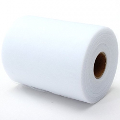 Cinta tulle 100mm*50m blanco