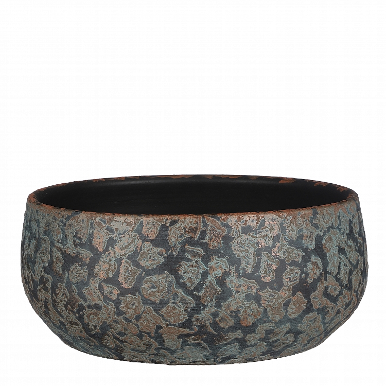 Clemente tarrina redonda Cobre  Terracota