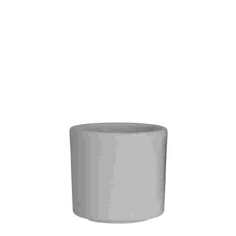 Era maceta redonda l. Gris matt  Ceramica