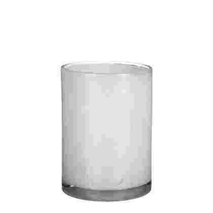 Estelle vase cilindro cristal blanco 