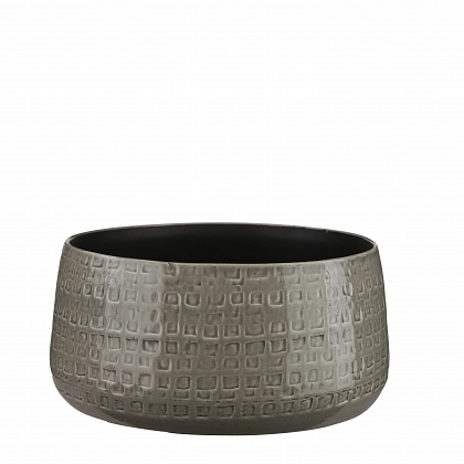 Floyd bajo redondo gris 