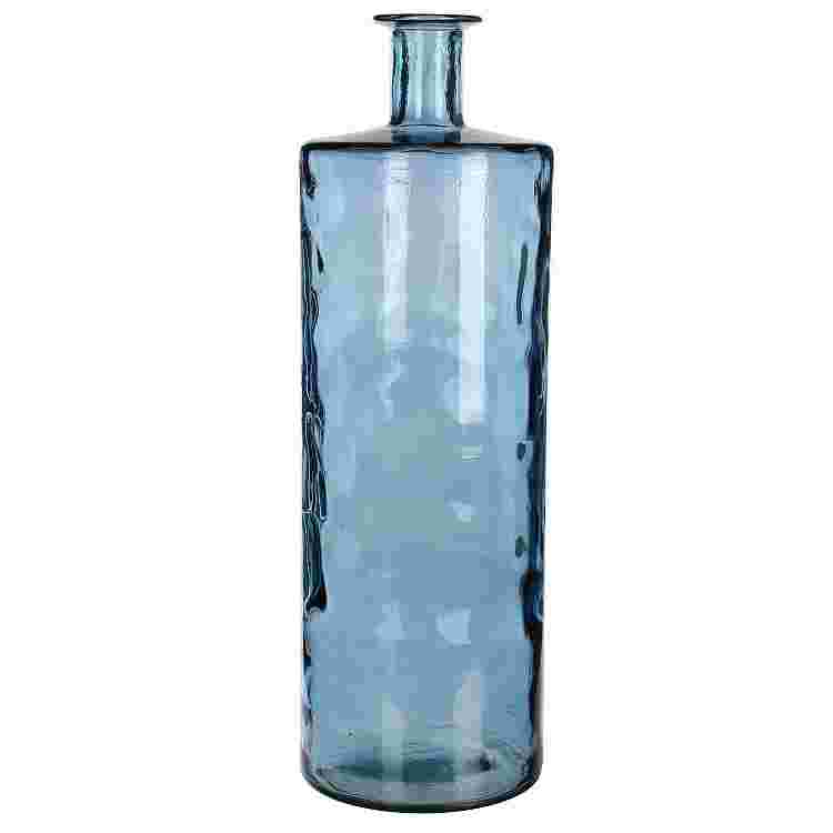 Guan botella cristal Azul  Cristal