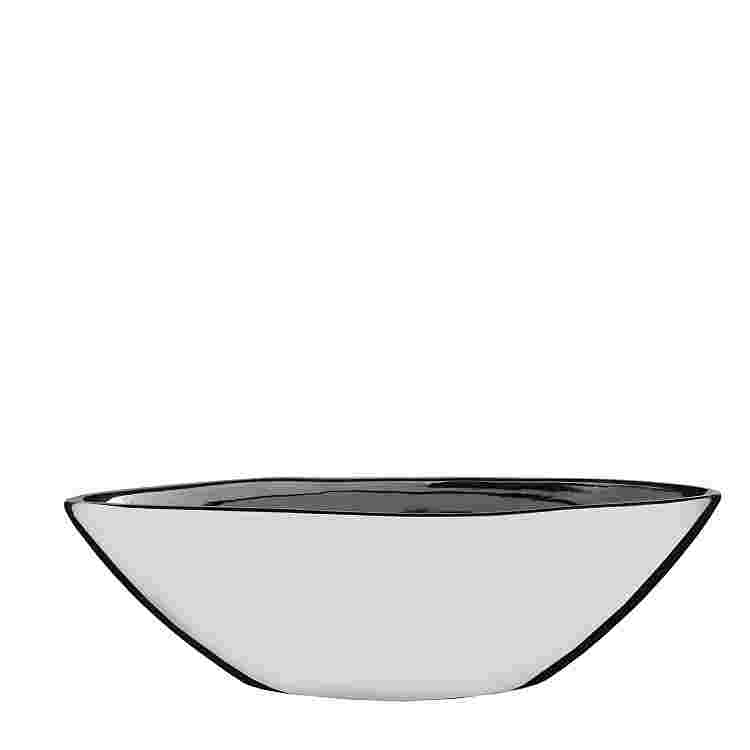 Kyra maceta oval Plata  Ceramica