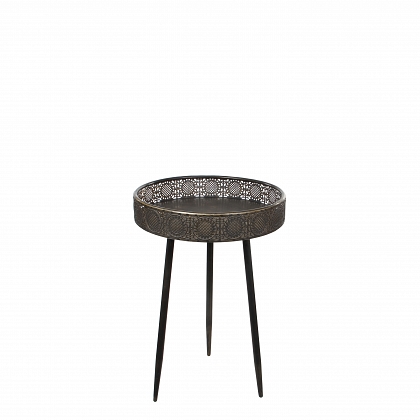 Lagune mesa redonda Bronce  Metal