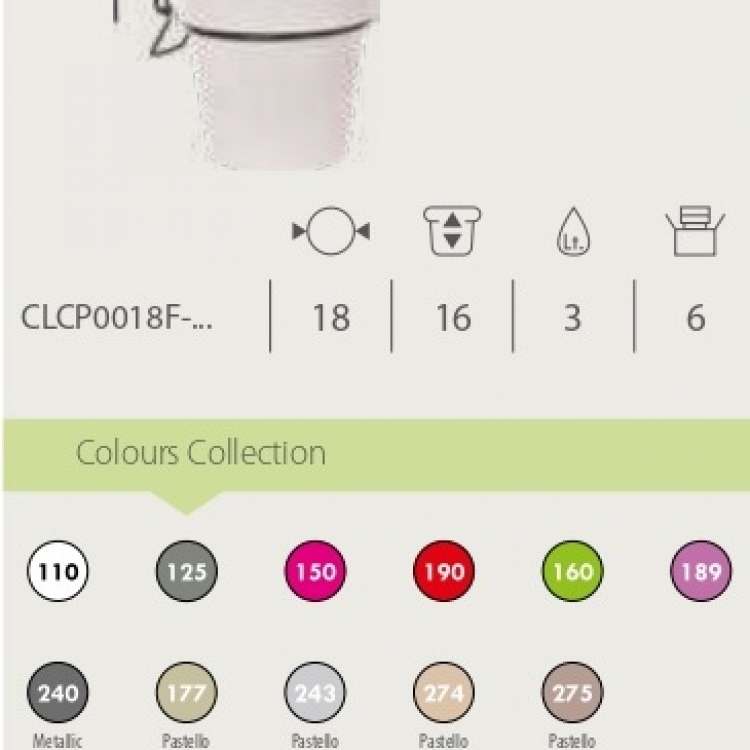 Maceta 18cm con soporte