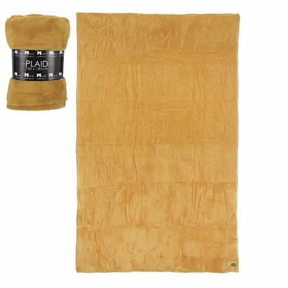 Maxime lana plaid ocre