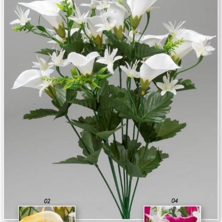 Ramo calas x 10 46 cm.