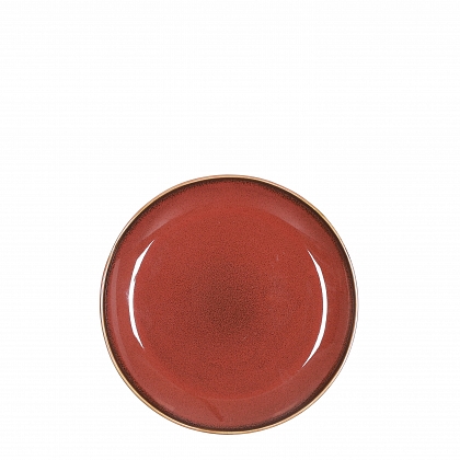 Rhea desayuno plato marron 