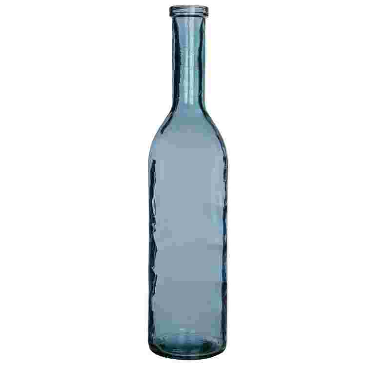 Rioja botella cristal l. Azul  Cristal