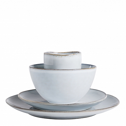 Tabo vajilla set grey 16 piezas