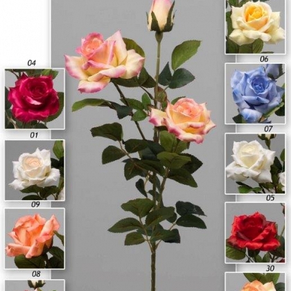 Vara rosa diamante x 3 90 cm