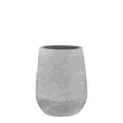 Victor vase redondo gris 